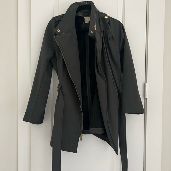 MICHAEL Michael Kors water resistant coat in grey - Picture 2 of 9